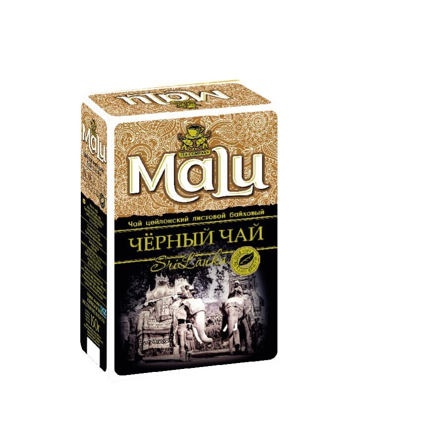 MALU ShriLanka ЛИСТОВОЙ черный чай 150г.